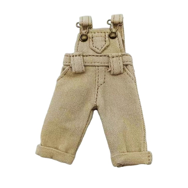 Ropa para muñecas a escala 1:12, pantalones, ropa para muñecas, regalos de cumpleaños, ropa, cuerpo de modelo, muñecas. Beige