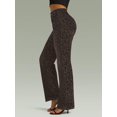 thumbnail image 3 of Vaqueros FUNUCA de talle alto y pierna ancha con estampado de leopardo recto, 3 of 6
