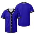 thumbnail image 2 of WPPGONE Kids Boys Athletic Button Down Shirt V Neck Short Sleeve Active Top Classic Baseball Style Mesh Fabric Breathable Sportswear Team Practice Playwear Casual Jersey Apparel, 2 of 6