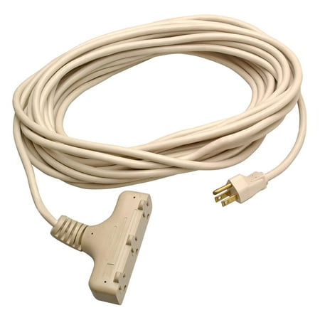 Coleman Cable 02357 16/3 40' Beige Tri-Source Outdoor Landscape/Deck/Patio Outdoor Extension Cord