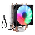 thumbnail image 3 of Enfriador De Cpu De 9 Cm, Ventilador Único De 2 Tubos, Radiador De Refrigeración De Cpu, Luz Mágica, Ventilador De Refrigeración Por Aire Scienceny EL006458-00, 3 of 6