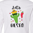thumbnail image 4 of Inktastic Cinco De Mayo Let's Fiesta Cute Cactus with Sombrero Long Sleeve Youth T-Shirt, 4 of 5