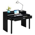 thumbnail image 3 of Pemberly Row Console/Sliding Desk with Drawer and Riser in Black Wood Finish, 3 of 10