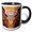 Black/White, variant on 3drose, Austria, Melk Monastery, Church of the Abbey-eu03 Mgl0000 - Miva Stock, 15oz Two-tone Blue Mug