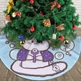 thumbnail image 3 of XMXY Halloween Christmas Tree Skirt, Wizard Cat Holiday Party Indoor Decorations Ornaments, 36" Inch, 3 of 5