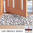 thumbnail image 3 of White and Pink Of Leopard Print Door Rugs,Washable Non Slip Door Mats Indoor,Decorative Door Mats,Entry Mat Indoor for Entrance,Bedroom,Kitchen,Bathroom,17"x30", 3 of 6