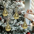 thumbnail image 5 of Christmas Tree Balls Ornaments,4pc Balls Ornaments Christmas Decoration,Christmas Balls Christmas Tree Decorations Electroplated Water Droplet Balls Christmas Accessories Teardrop Balls Pendants, 5 of 8