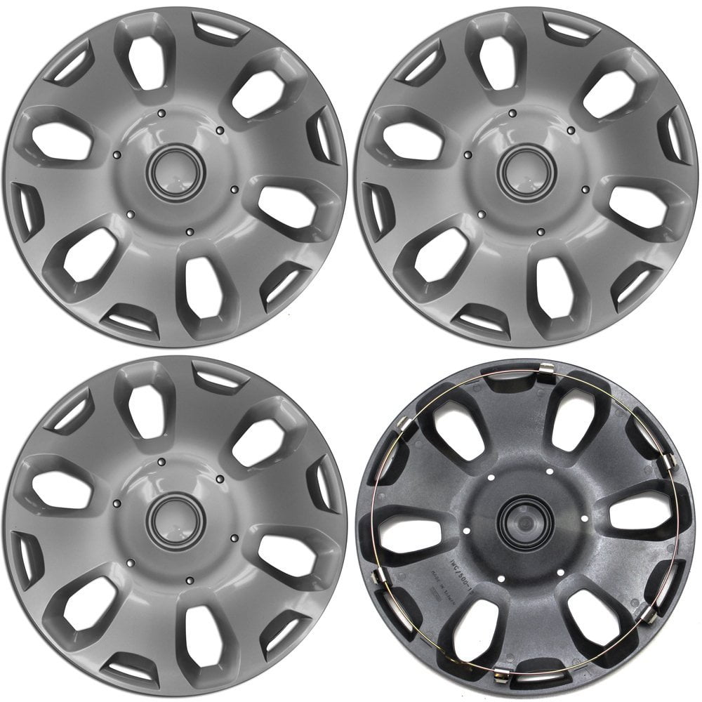 OxGord 15Inch Wheel Covers for Ford Transit, Silver (Pack of 4)