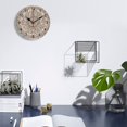 thumbnail image 2 of Silent Wall Clock 34cm/13.39in Round Wall Clock Boho Bohemia Hanging Clock for Home Living Room Bedroom Kitchen Non Ticking Battery Operated Living Room Mute Clock, 2 of 5