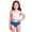 Blue, variant on Kids Girls Solid Color Swim Bottoms Triangle Bikini Briefs Swimwear Gymnastics Dance Sports Underpants