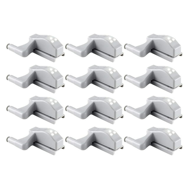 LED Light Panel Light LED Light Sensor Light Nightlight Closet Cabinet Kitchen Living Room Bedroom (12PCS Without Battery)