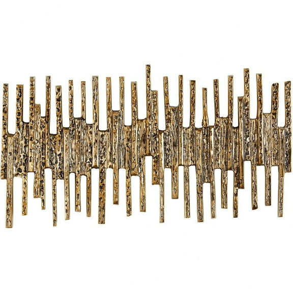 Cyan Design 11310 Ledger 18"W X 1"D X 10"H Abstract Sculpture - Brass