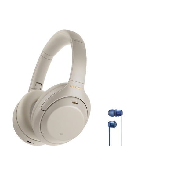Auriculares Sony WH-1000XM4 inalámbricos con cancelación de ruido plateados