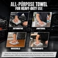 thumbnail image 3 of SupremePlus White Shop Towels 50 Pack, 13 x 14 Inches, Reusable Cotton Cleaning Rags for Commercial, Household, Garage, and Workshop Use, 3 of 8