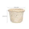 thumbnail image 2 of Miangastore Home Storage Baskets Vintage Style Synthetic Material 2Pack 5.89X5.89X4.72Inch, 2 of 8