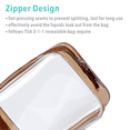 thumbnail image 4 of Clear Toiletry Bag Transparent Makeup Bags Set Waterproof Wash Bag, 4 of 5