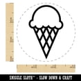thumbnail image 2 of Ice Cream Cone Rubber Stamp for Scrapbooking Crafting Stamping - Small 3/4 Inch, 2 of 7