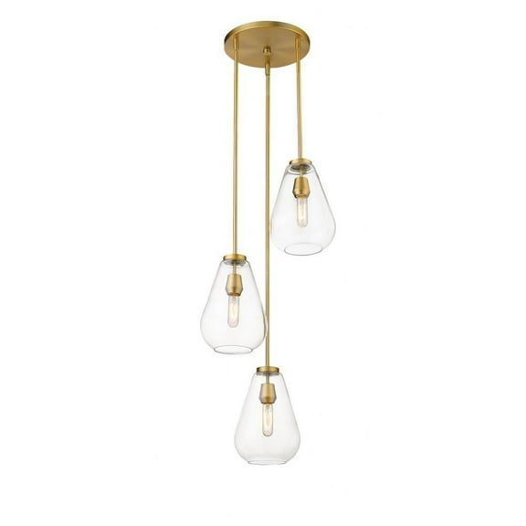 3 Light Pendant-Olde Brass Finish Bailey Street Home 372-Bel-4185760