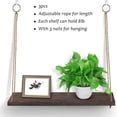thumbnail image 4 of Rack de almacenamiento de estilo rustico hecho a mano de madera para macetas colgantes Flotante, 4 of 10