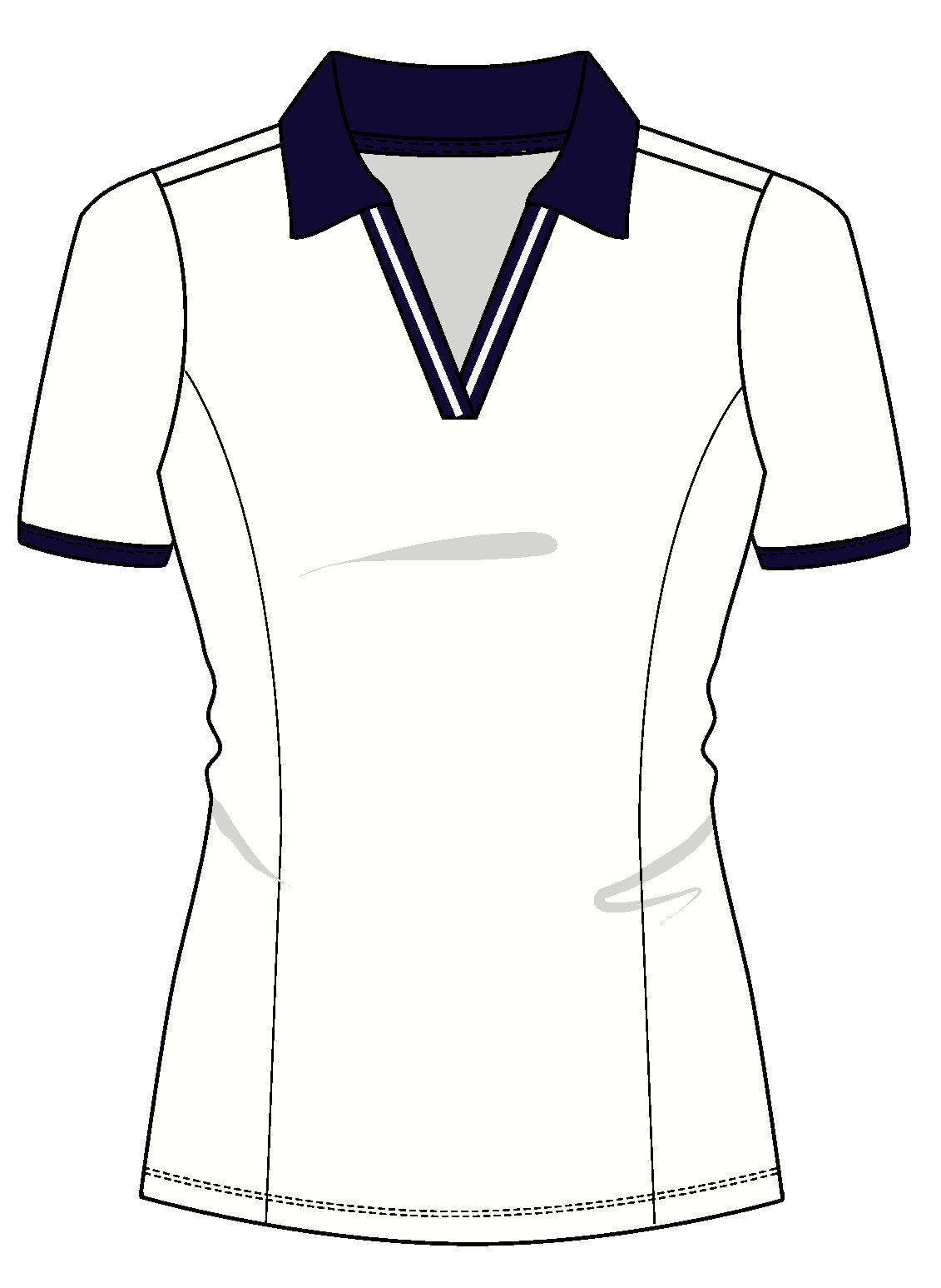 Ben Hogan Women’s Performance V-Neck Textured Short Sleeve Golf Polo Shirt, Sizes XS-XXXL