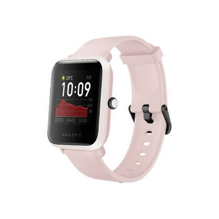 Amazfit Bip S - Warm pink - smart watch with strap - TPU silicone - warm pink - display 1.28" - Bluetooth - 1.09 oz