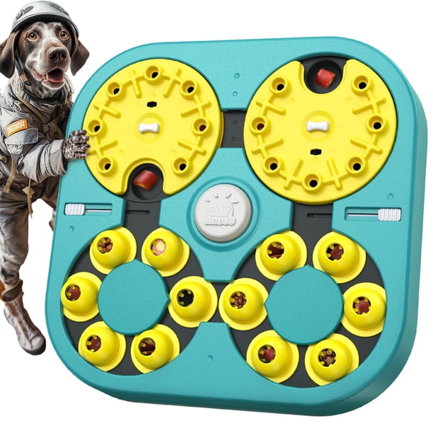 Juguete rompecabezas para perros KADTC de 5 niveles y 6 modos, extra grande para premios
