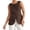 Brown, variant on YAYUBA Women'S Tank Tops French Style Women's Pure Square Neck Sleeveless Vest Cute Trendy Going Out Tops