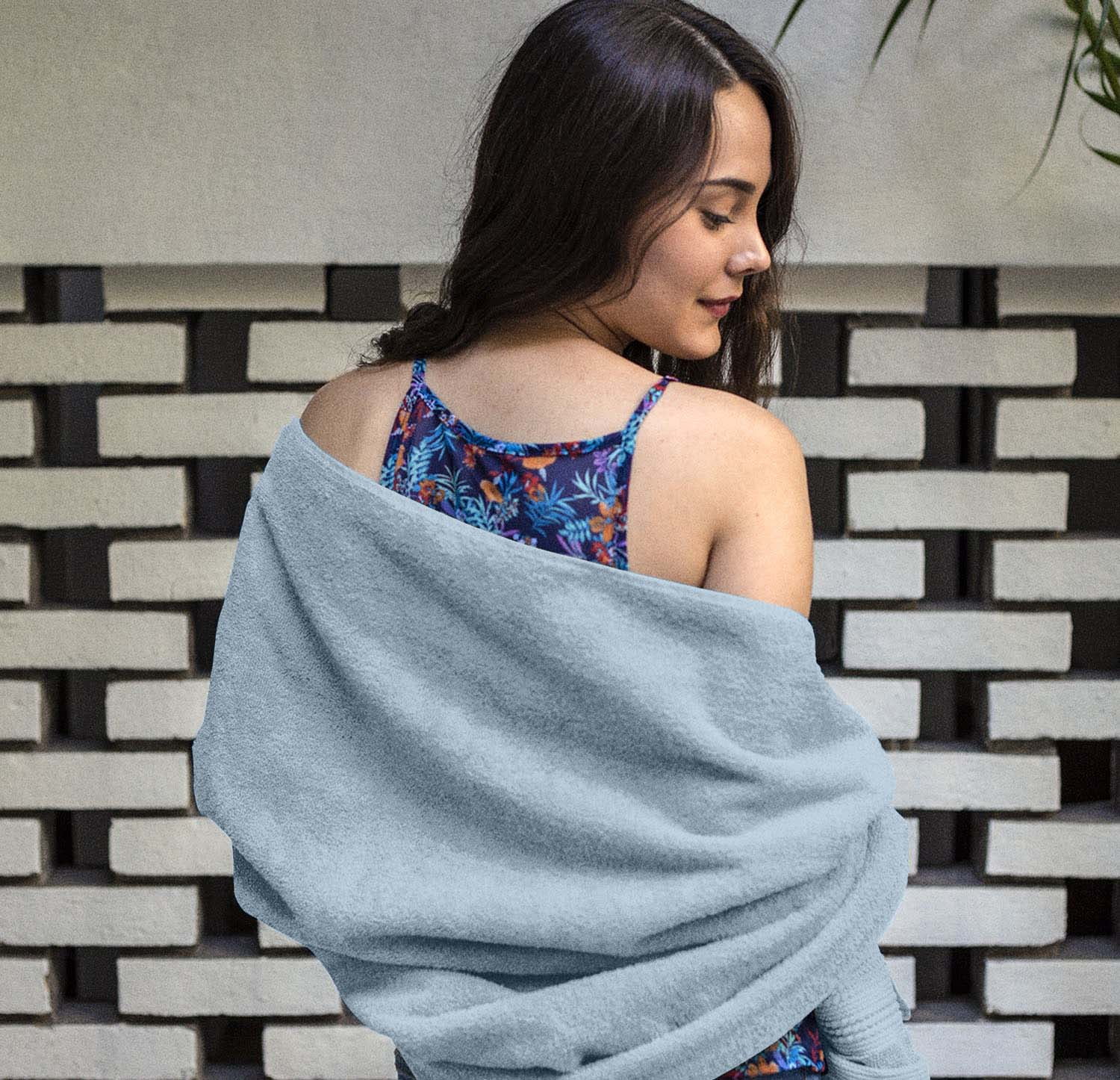 HURBANE HOME 4 Piece Super Soft Bath Towels for Bathroom, Highly Absorbent, Cotton Towels