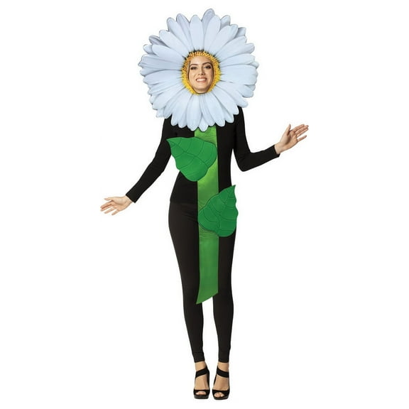 Rasta Imposta Daisy Flower Adult Costume | One Size Unisex