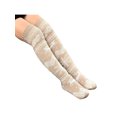 thumbnail image 2 of FOCUSNORM Women Juniors Christmas Knitted Socks, Cartoon Patterns Stocking Long Tube Socks, 2 of 5