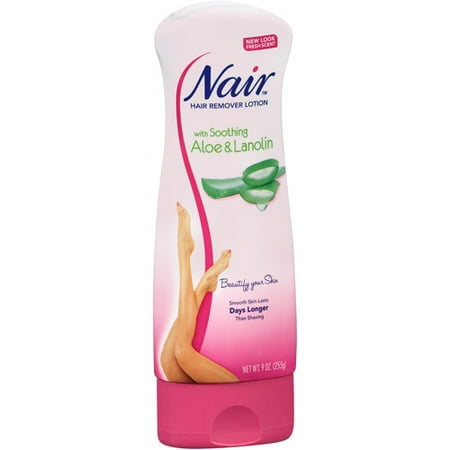 Nair with Soothing Aloe & Lanolin Hair Remover Lotion 9 oz