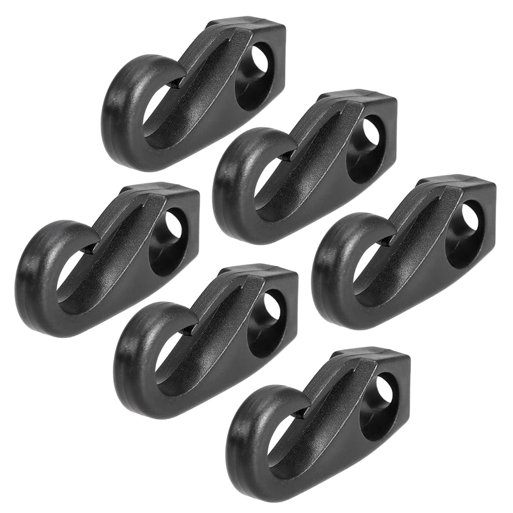 Lot De 10 Crochets D'arrimage En Nylon Blanc - Pour Bâche De Bateau, Kayak, Tente - Dimensions ~33x25x16 Mm