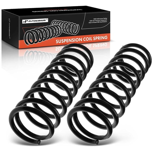 A-Premium Coil Spring Compatible with Jeep Grand Cherokee WJ 1999-2004 Sport Utility Front Left and Right 2-PC Set