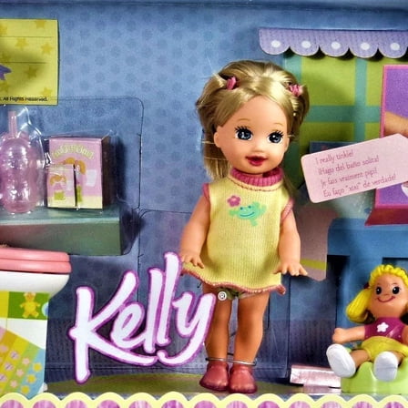 Barbie Tinkle Time Kelly Doll with Chart and Stickers 2004 Mattel G8042