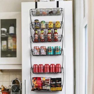 Xabitat wall mounted spice rack discount with 6 removable hangers 16