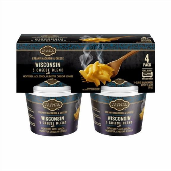 2PK Private Selection Wisconsin 5 Cheese Blend Creamy Macaroni and Cheese