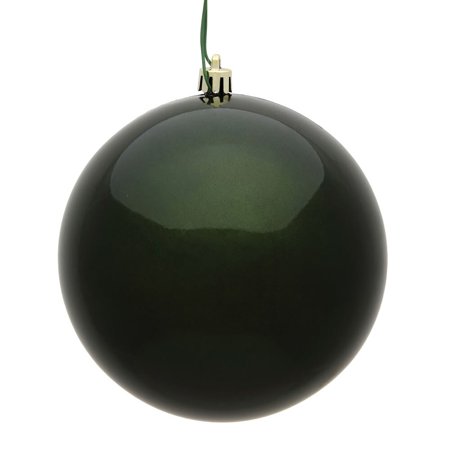 

Vickerman-Vickerman 6 Moss Green Candy Ball Ornament 4 per Bag