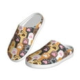 thumbnail image 2 of Fotbe Cat Paw (2) Pattern Women's Fuzzy Curly Fur Memory Foam Loafer Slippers Indoor Outdoor Slippers Winter Home Shoes-35/36, 2 of 7