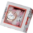thumbnail image 2 of Recién llegado, relojes para niños de dibujos animados, reloj con correa de acero inoxidable, conjunto de pulsera de cristal rosa, regalo de cumpleaños, conjunto de reloj Hello Kitty, 2 of 4