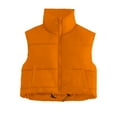 thumbnail image 7 of Kukoosong Women's Puffer Vest, Women Lightweight Stand Collar Sleeveless Jackets, Cropped Warm Padded Gilet Coat with Pockets Outerwear, 7 of 7