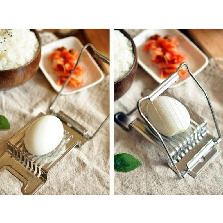 Egg Slicer, Multipurpose 304 Stainless Steel Wire Egg Slicer for