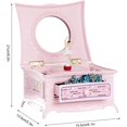 thumbnail image 4 of FYBTOF Ballerina Jewelry Box for Girls | Ballerina Jewelry Box for Girls Musical, Jewelry Organizer Ballerina Spring Music Box with Lock and Charming Room Decor and Gift -4238, 4 of 5