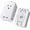 Pure White, variant on Pico 20W Travel Adapter, 5-Port Power Adapter 1 AC, 2 USB C and 2 USB-A, International Plug Adaptor Worldwide for to European UK Spain Zealand Over 200 Countries