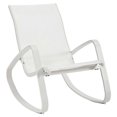thumbnail image 1 of Modway Traveler Mesh Fabric & Aluminum Patio Rocker in White, 1 of 6
