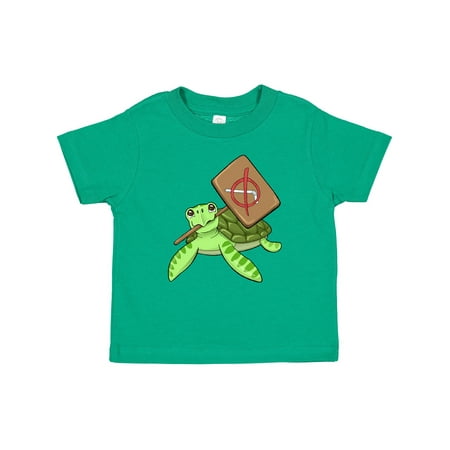 

Inktastic Cute Green Sea Turtle with No Straws Sign Boys or Girls Baby T-Shirt