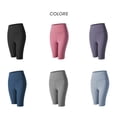 thumbnail image 4 of EFINNY Women's Yoga Pants Breathable 5/10 Butt Lift Pants Comfortable Athletic Leggings Stretch High Waist Workout Pants, 4 of 4