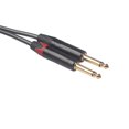 thumbnail image 3 of Cable Adaptador Cable de datos 4.9ft Dual 6.35mm 1/4 TS Mono Macho a Dual RCA Macho Adaptador Cable de Audio, 3 of 8