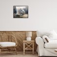 thumbnail image 3 of Stupell Industries Farmhouse Rustic Cottage Among the Trees Black Framed Giclee Art, 14 x 11, by Franklyn Gregory, 3 of 8