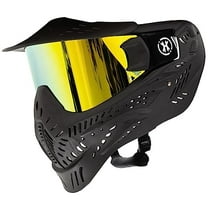 HK Army HSTL Paintball Goggle with Thermal Lens (Black/Gold Lens)