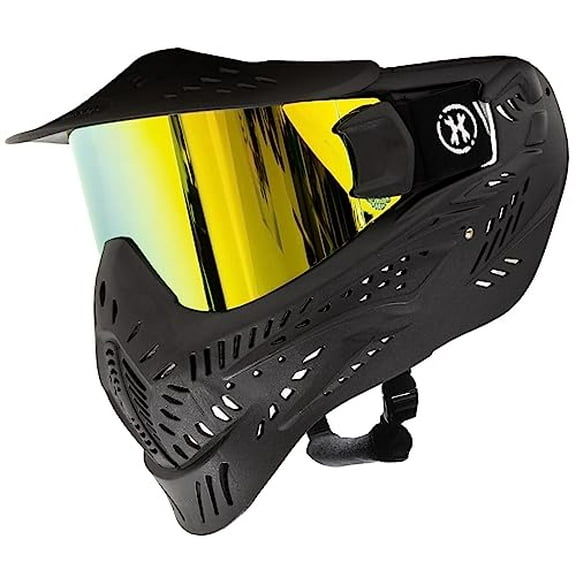 HK Army HSTL Paintball Goggle with Thermal Lens (Black/Gold Lens)